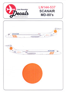 1/144 Scale Decal Scanair MD-80's