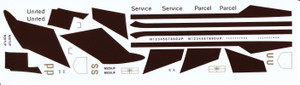 1/200 Scale Decal UPS 727