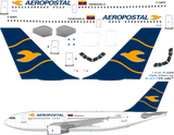 1/500 Scale Decal AeroPostal A-310