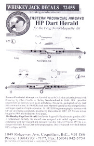 Decals By Aircraft - HANDLEY PAGE - JoyDecals.com