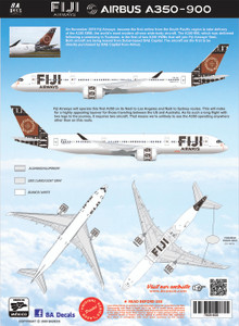 1/144 Scale Decal FIJI Airways A350-900