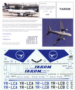 1/144 Scale Decal Tarom A-310