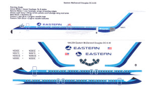1/144 Scale Decal Eastern DC9-30