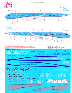 1/144 Scale Decal KLM A-321