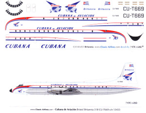 1/144 Scale Decal Cubana Britannia