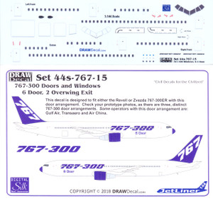 Decals By Aircraft - BOEING - 767 - Page 2 - JoyDecals.com