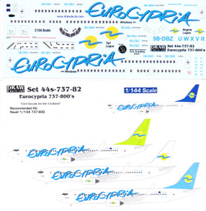 1/144 Scale Decal Eurocypria 737-800