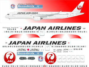 1/144 Scale Decal JAL - Japan Airlines MD-81 - JoyDecals.com