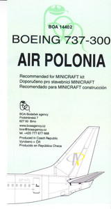1/144 Scale Decal AIR POLONIA 737-300