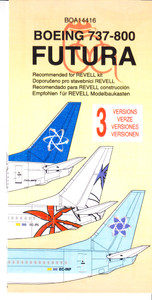 1/144 Scale Decal FUTURA 737-800
