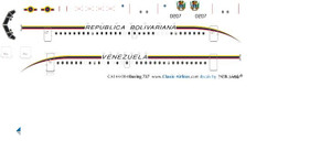 1/144 Scale Decal Republica Venezuela 737-200