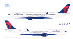 1/144 Scale Decal Delta A-330