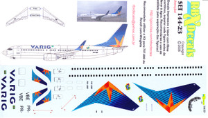 1/144 Scale Decal Varig 767-300