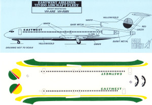 1/200 Scale Decal EastWest 727-200