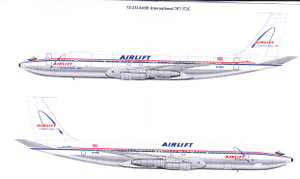 1/72 Scale Decal Airlift International 707-372C