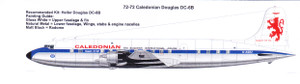 1/72 Scale Decal Caledonian DC-6B