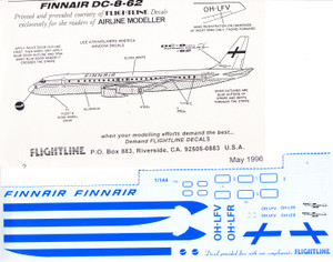 1/144 Scale Decal Finnair DC8-62