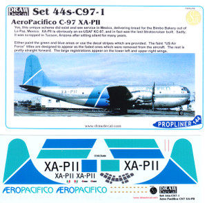 1/144 Scale Decal AeroPacifico C-97