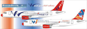 1/144 Scale Decal Wind Jet A-320