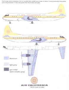 1/144 Scale Decal Air California Electra