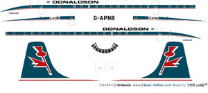 1/144 Scale Decal Donaldson Britannia