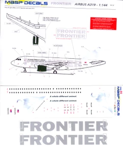 1/144 Scale Decal Frontier A-319 Grace the Trumpeter Swan