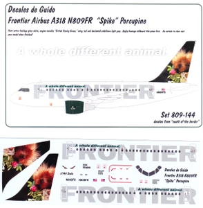 1/144 Scale Decal Frontier A-318 Spike the Porcupine