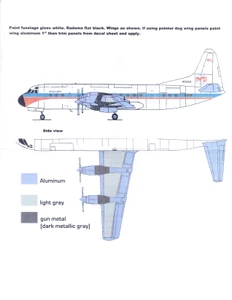1/144 Scale Decal McCulloch Electra