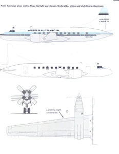 1/144 Scale Decal Sierra Paciric CV-580 1983