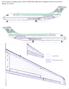 Decals By Aircraft - MCDONNELL-DOUGLAS - DC-9 - Page 1 - JoyDecals.com