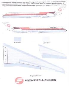 1/144 Scale Decal Frontier MD-82 1982