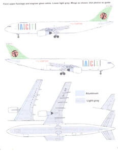 1/144 Scale Decal ACT My Cargo A-300B4 2012