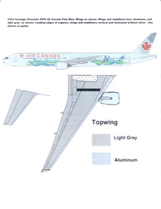 1/144 Scale Decal Air Canada 777-300 2010 VANCOUVER 2010