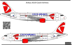 1/144 Scale Decal CSA A-319
