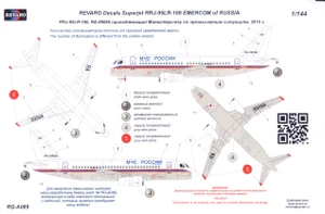 1/144 Scale Decal Emercom Sukhoi SSJ-100