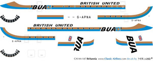 1/144 Scale Decal British United Britannia 302