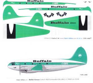 1/144 Scale Decal Buffalo C-46