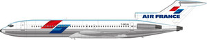 1/144 Scale Decal Air France 727-200 Excoffon
