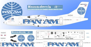 1/144 Scale Decal Pan Am Express ATR-42