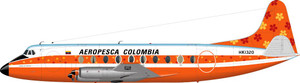 1/144 Scale Decal Aeropesca Columbia Viscount 700