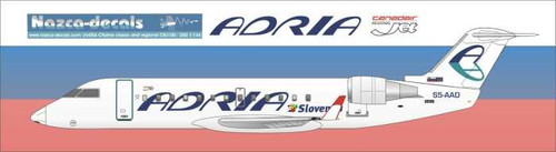 1/144 Scale Decal Adria Airways CRJ