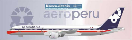 1/144 Scale Decal Aero Peru 757-200 AeroMexico Livery