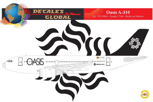 1/144 Scale Decal Oasis A-310