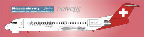 1/144 Scale Decal Helvelic F-100