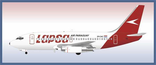 1/144 Scale Decal Lapsa 737-200