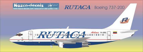 1/144 Scale Decal Rutaca 737-200