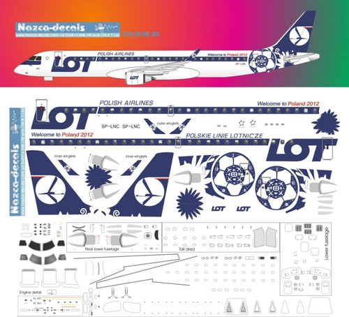 1/144 Scale Decal LOT Emberair 195