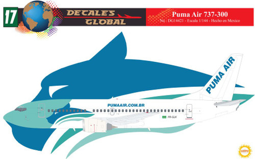 1/144 Scale Decal Puma Air 737-300