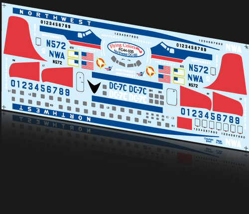 1/144 Scale Decal Northwest DC-6B