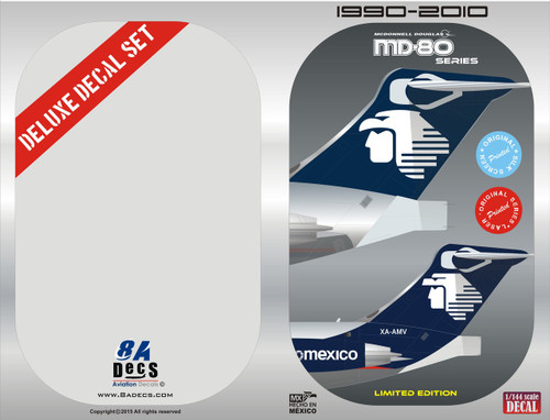 1/144 Scale Decal Aeromexico MD Legacy 1990-2010